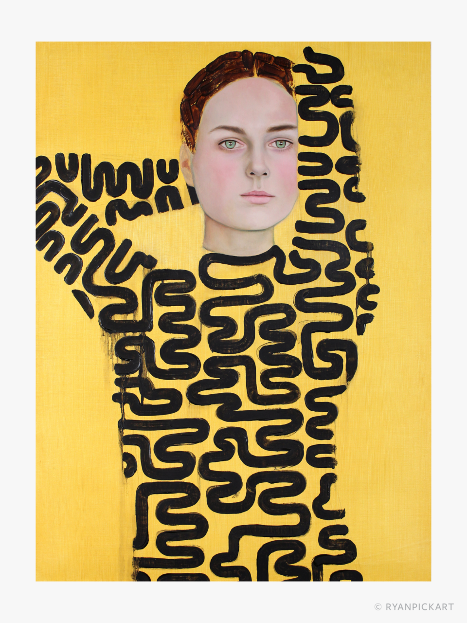 artwork painting by Ryan Pickart titled "Siren 1"